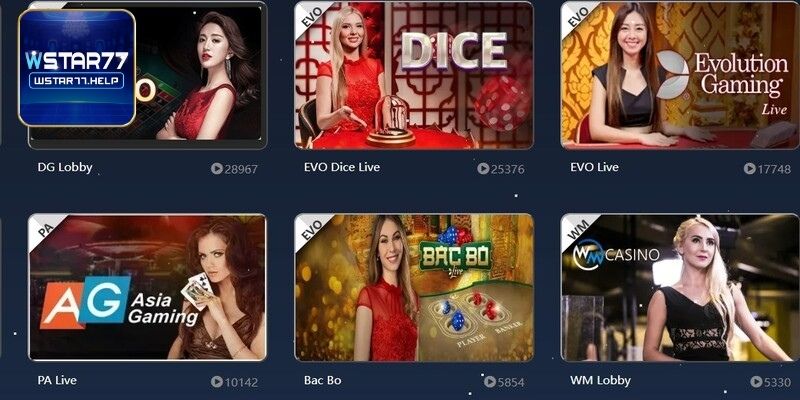 Sảnh casino đẳng cấp quốc tế